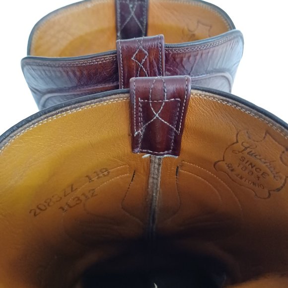 🤠 Vintage Lucchese Goatskin 2083 ZZ Western Boots Size 11 B 🤠 - Picture 12 of 15